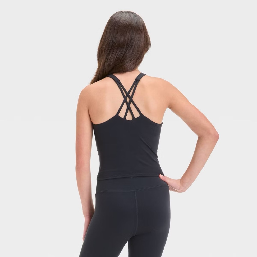 all in motion Black Racerback Tank Top - Picture 2 of 4